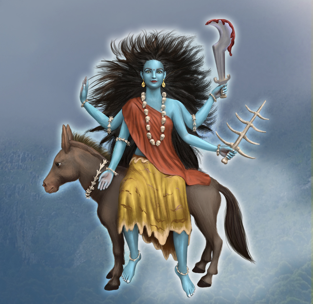 🌺 Navratri Day 7 – Maa Kaalratri